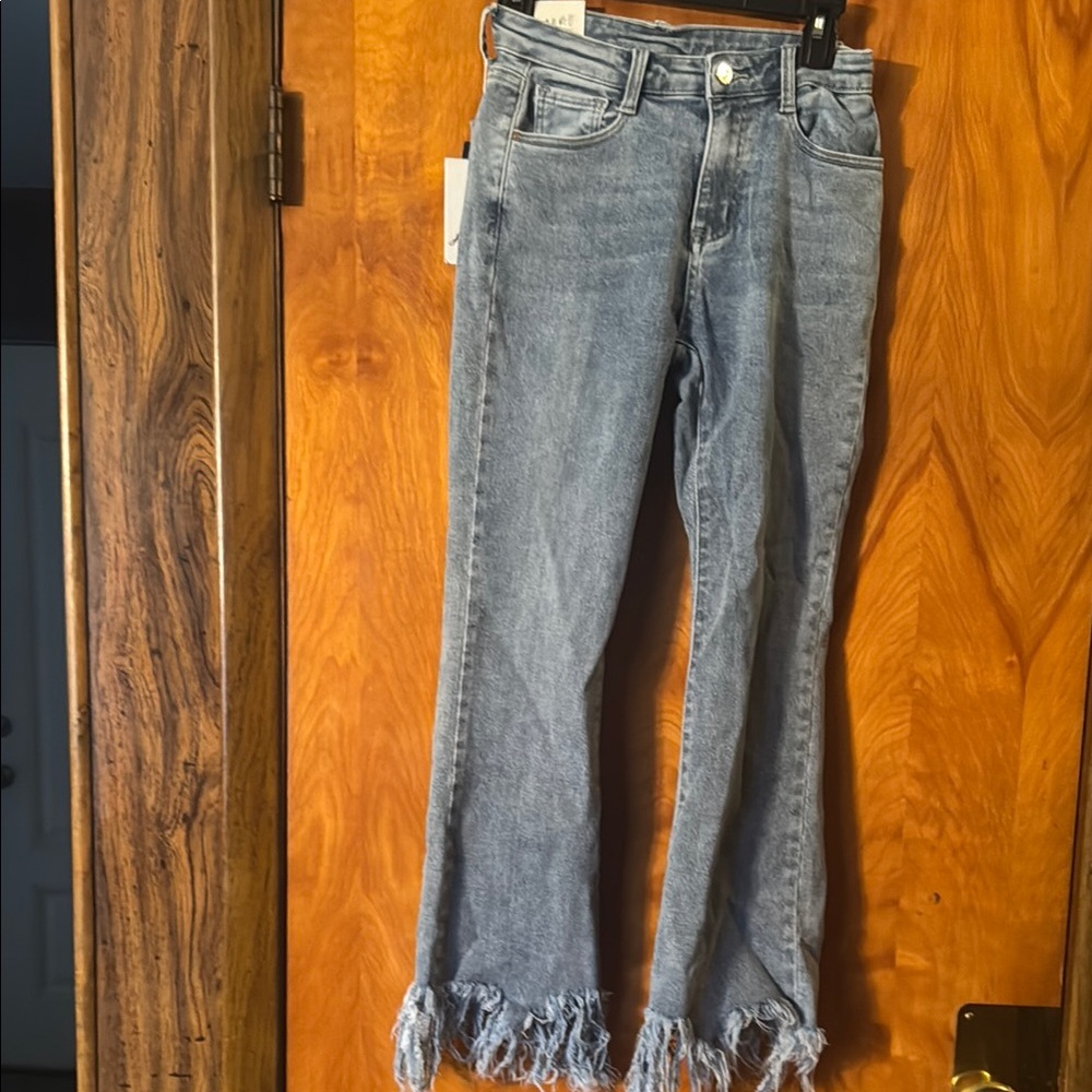 Jack berry Frayed Hem Blue Jeans
